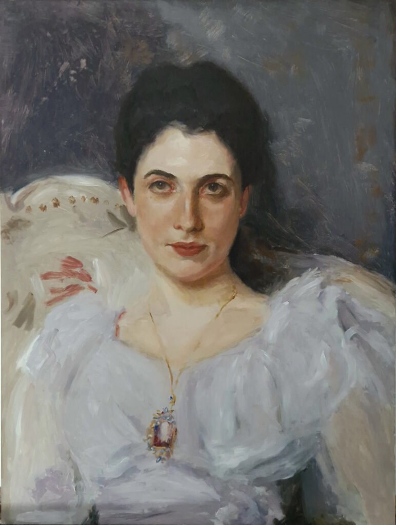 Oil study after John Singer Sargent's